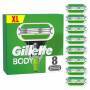Gillette Body Systemklingen 8er