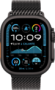 Apple Watch Ultra 2 GPS + Cellular, Titan schwarz, 49mm mit Milanaise-Armband, Titan schwarz - M>