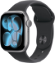 Apple Watch 11 42mm GPS Alu M/L Sportarmband space grau/schwarz Smartwatches ohne SIM