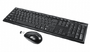 Logilink Tastatur Wireless 2,4GHz mit Maus black (ID0104)
