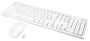Logilink Tastatur Wireless 2,4GHz mit Maus white (ID0104W)