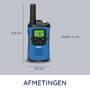 Alecto Walkie-Talkie Set / 2 Handsets / Bis zu 7 km / Frequenzkanäle: 8 / PTT / VOX / 24 h Standby / Headset-Ausgang / Eingebaute Taschenlampe / Schwarz