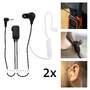 Alecto FRH-10 DUO - Headset - In-ear - Blueberry - Transparent - Monaural - Buttons - Black