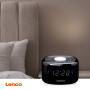 Lenco CR-12BK - Clock - Digital - FM - LED - 1.52 cm (0.6") - Black
