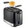 MELISSA Hochkant-Toaster 2 Scheiben 800W Schwarz/Edelstahl