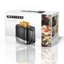 MELISSA Hochkant-Toaster 2 Scheiben 800W Schwarz/Edelstahl
