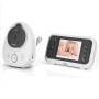 Alecto Video-Babyphone mit 2,8"-Farbdisplay Weiß / Anthrazit