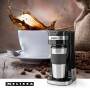 Butler Einzelportions-Kaffeemaschine / 0,4 l / 750 W / Isolierter Reisebecher / Automatische Abschaltung / Schwarz