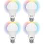 Alecto Intelligente LED-Farblampe mit Wi-Fi 4er-Pack