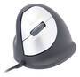 R-GO Tools R-Go Maus HE ergonomisch links  USB       mittel  schw./silb retail (RGOHELE)