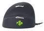 R-GO Tools R-Go Maus HE ergonomisch links  USB       mittel  schw./silb retail (RGOHELE)