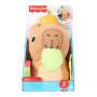 Mattel Fisher-Price sensorisches Babyspielzeug Kuschel-Capybara Plüschtier mit Beißring und Rassel f