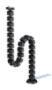 NEOMOUNTS BY NEWSTAR NEOMOUNTS Cable Spine Organizer for sit/stand desk frames magnet mounted black 