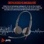HP Poly Blackwire 3225 Stereo USB-C Headset +3,5mm Plug +USB-C/A Adapter Bulk (8X229A6)