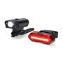 Nedis Multipack Fahrrad-Licht / Batteriebetrieben / 5 V DC / 3 W / 1x 102540 / 1x 602030 / Wiederaufladbar / 400 lm / 4.5 lm / 100 m / 110 ° - 12 Stück