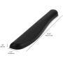 Kensington ErgoSoft™ Wrist Rest for Mechanical & Gaming Keyboards - Elastomer - Gel - Thermoplastic polyurethane (TPU) - Black - 79 x 463 x 25 mm - 650 g - 130 mm - 576 mm