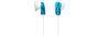 Sony MDR-E9LP - Headphones - In-ear - Music - Blue - White - 1.2 m - Wired