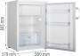 Gorenje Großgeräte TISCH-KÜHLSCHRANK M GF 120L (RB49CPW           WS)