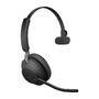 JABRA Evolve2 65 MS Mono Headset on-ear convertible Bluetooth wireless USB-C noise isolating black C
