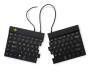 R-Go Split Break Ergonomic Keyboard - QWERTY (US) - black - wired - Mini - Wired - USB - QWERTY - Black