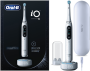 Oral-B iO 10 iO10 Elektrische Zahnbürste/Electric Toothbrush mit iOSense, Magnet-Technologie, 7 Putzmodi für Zahnpflege, 3D-Analyse, Farbdisplay & Lade-Reiseetui, Designed by Braun, stardust white 