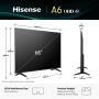 Hisense Braunware FERNSEHER 65Z UHD 4K VR DS (65A6Q)