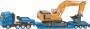 Siku Heavy haulage transporter with flat-bed trailer - Black,Blue,Orange - Heavy haulage transporter model - 1:87 - 320 mm - 59 mm - 105 mm