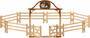 Schleich Horse Club Paddock with entry gate - Toy figure fence - Beige,Brown - 5 yr(s) - 12 yr(s) - Not for children under 36 months - 190 mm