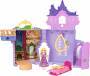 Mattel Disney Princess Rapunzel Storytime Stackers Puppenhaus mit kleiner Puppe, Pascal-Figur und 7 