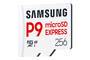 SD MicroSD Card 256GB Samsung SDXC P9 Express      (Class10) retail (MB-MK256T/WW)