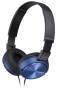 Sony MDR-ZX310L Blau On-Ear kabelgebunden