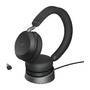 Jabra Evolve2 75 Stereo MS USB-C schwarz inkl Ladeschale