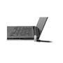Kensington Slim N17 2.0 Keyed Dual Head Laptop Lock for Wedge-Shaped Slots - Kensington - Key - Black