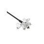 Kensington Slim N17 2.0 Keyed Dual Head Laptop Lock for Wedge-Shaped Slots - Kensington - Key - Black