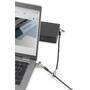 Kensington Slim N17 2.0 Keyed Dual Head Laptop Lock for Wedge-Shaped Slots - Kensington - Key - Black