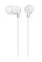 Sony MDR-EX15LP - Headphones - In-ear - Music - White - 1.2 m - Wired