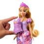 Mattel Disney Princess 2-in-1-Geschichten Rapunzel-Modepuppe mit 2 Oberteilen zum Anklipsen, 2 Röcke
