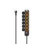 Hama Steckdosenleiste 6-fach 2m sw (223065)
