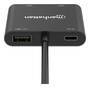 MANHATTAN USB-C PD auf Dual-HDMI-Monitor-Adapter 4K 60Hz (154321)