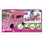 Mattel Barbie Super Abenteuer-Camper Spielset mit Dachzelt, Grill mit Farbwechseleffekt und über 60 