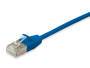 Equip Patchkabel Cat6A SlimFlex F/FTP 0.15m blau LSZH 2xRJ45 Polybeutel (606176)