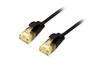 Equip Patchkabel Cat6A SlimFlex U/UTP 1.50m schw.LSZH 2xRJ45 Polybeutel (626904)