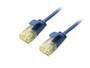 Equip Patchkabel Cat6A SlimFlex U/UTP 1.00m blau LSZH 2xRJ45 Polybeutel (626303)