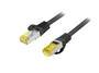 Equip Patchkabel Cat6A Outd.S/FTP 2xRJ45  7.50m schwarz LSZH Polybeutel (605105)