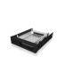 ICY BOX IB-2217StS - 8.89 cm (3.5") - Storage drive tray - 2.5" - SATA - SATA II - SATA III - Black - Aluminium - Plastic - Stainless steel