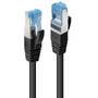 LINDY Patchkabel Cat6A S/FTP PIMF LSZH schwarz 1.00m (47177)