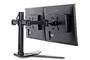 IIYAMA DS1002D-B1 Dual-Monitor Tischhalterung mit Standfuss für Displays von 10-30Zoll VESA 75x75 mm