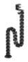 NEOMOUNTS BY NEWSTAR NEOMOUNTS Cable Spine Organizer for sit/stand desk frames clamp mounted black (
