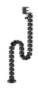 NEOMOUNTS BY NEWSTAR NEOMOUNTS Cable Spine Organizer for sit/stand desk frames clamp mounted black (