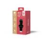 Alecto Wiederaufladbare LED-Taschenlampe Schwarz